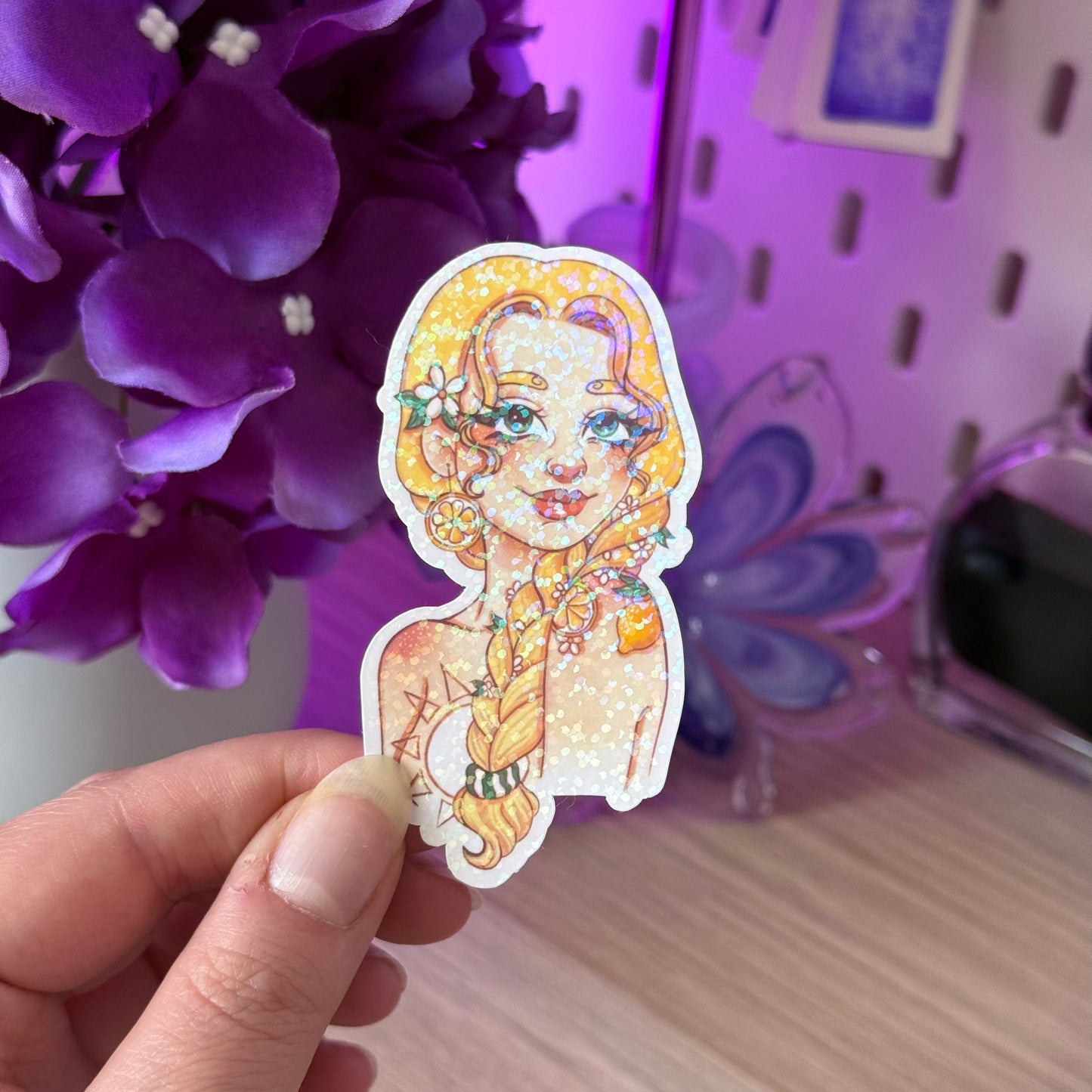 Pack Collection Miss Citron (Art print, Marque-page & Stickers)