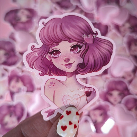 "First Love - Glossy Vinyl Sticker"