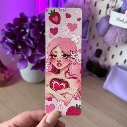 Pack Collection Miss Fraise (Art print, Marque-page & Stickers)