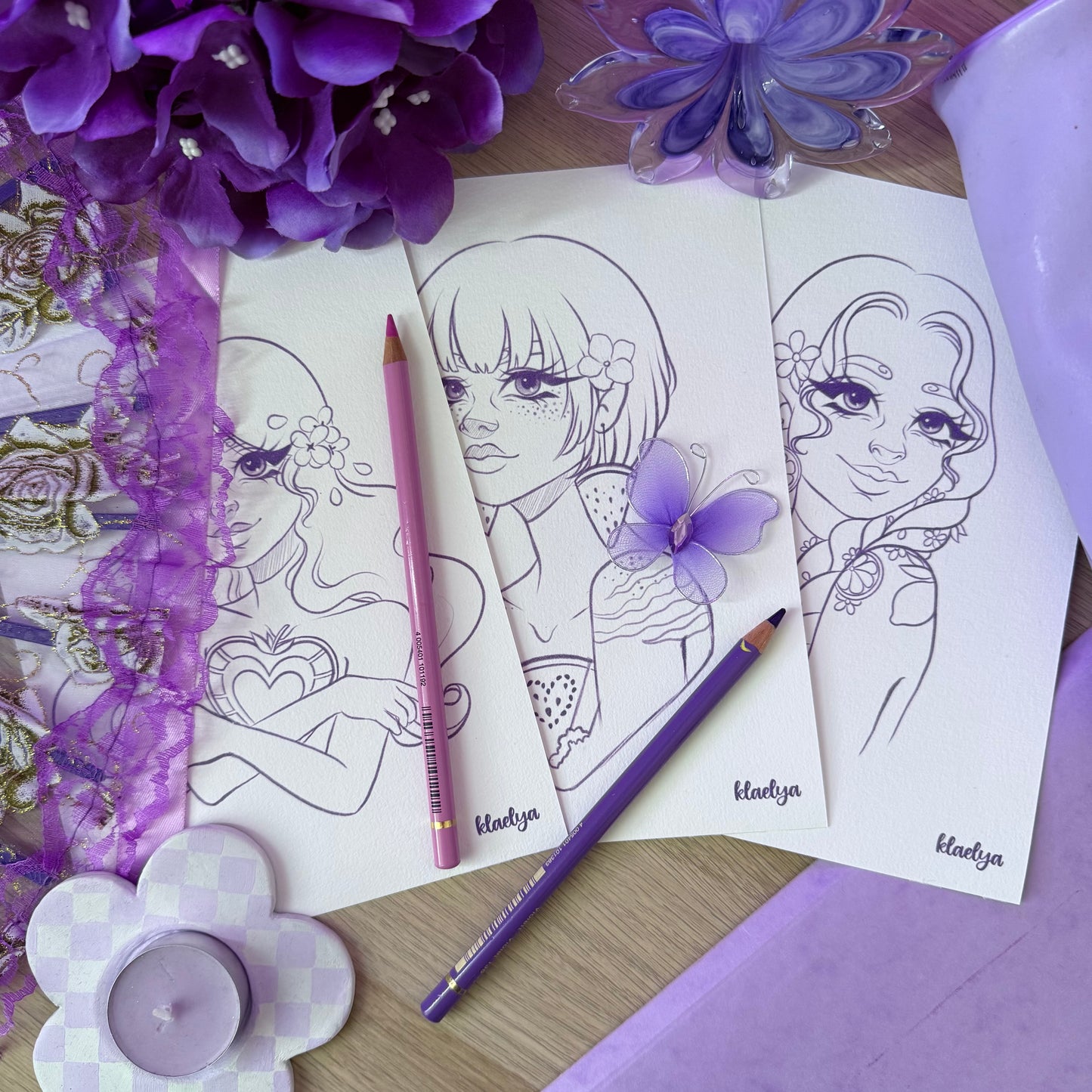 Kit Coloriage Douceur Fruitée (Au choix ou Kit Complet)