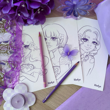 Kit Coloriage Douceur Fruitée (Au choix ou Kit Complet)