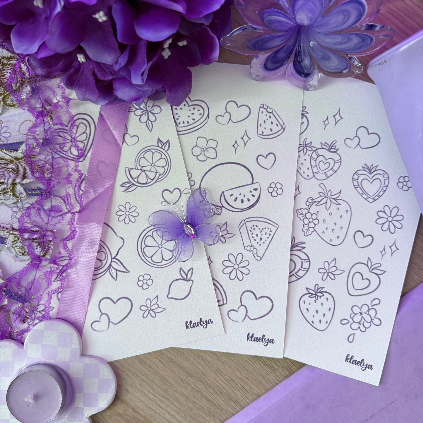 Kit Coloriage Douceur Fruitée (Au choix ou Kit Complet)
