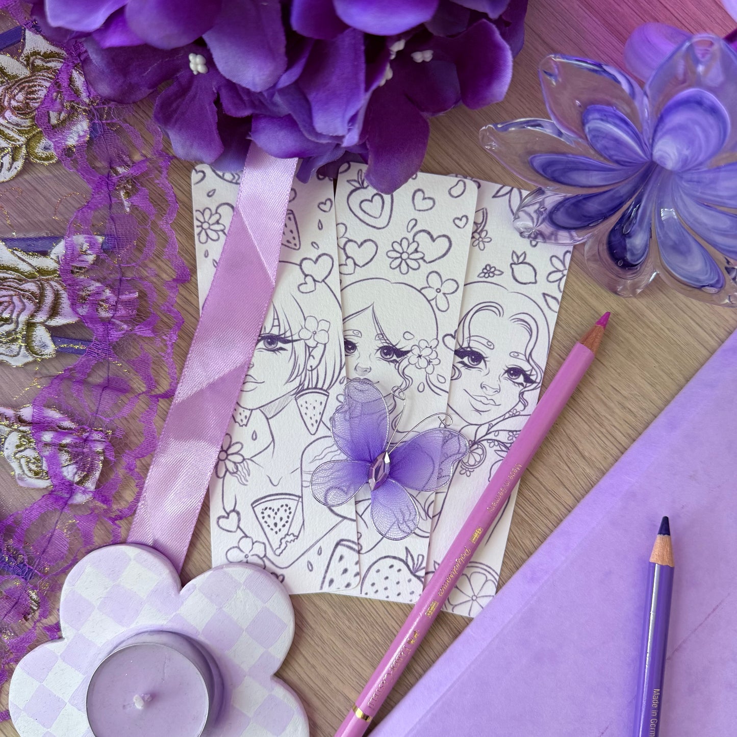 Kit Coloriage Douceur Fruitée (Au choix ou Kit Complet)