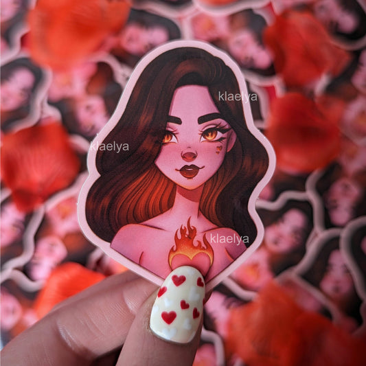 "Passion - Glossy Vinyl Sticker"